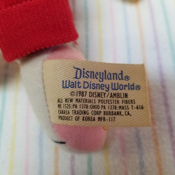 Vintage 1987 Roger Rabbit Disneyland Window Cling Plush w/ Tags Walt Disney - Picture 2 of 10